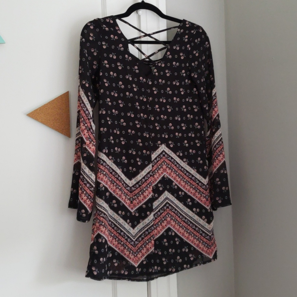 Long Sleeve Floral Dress